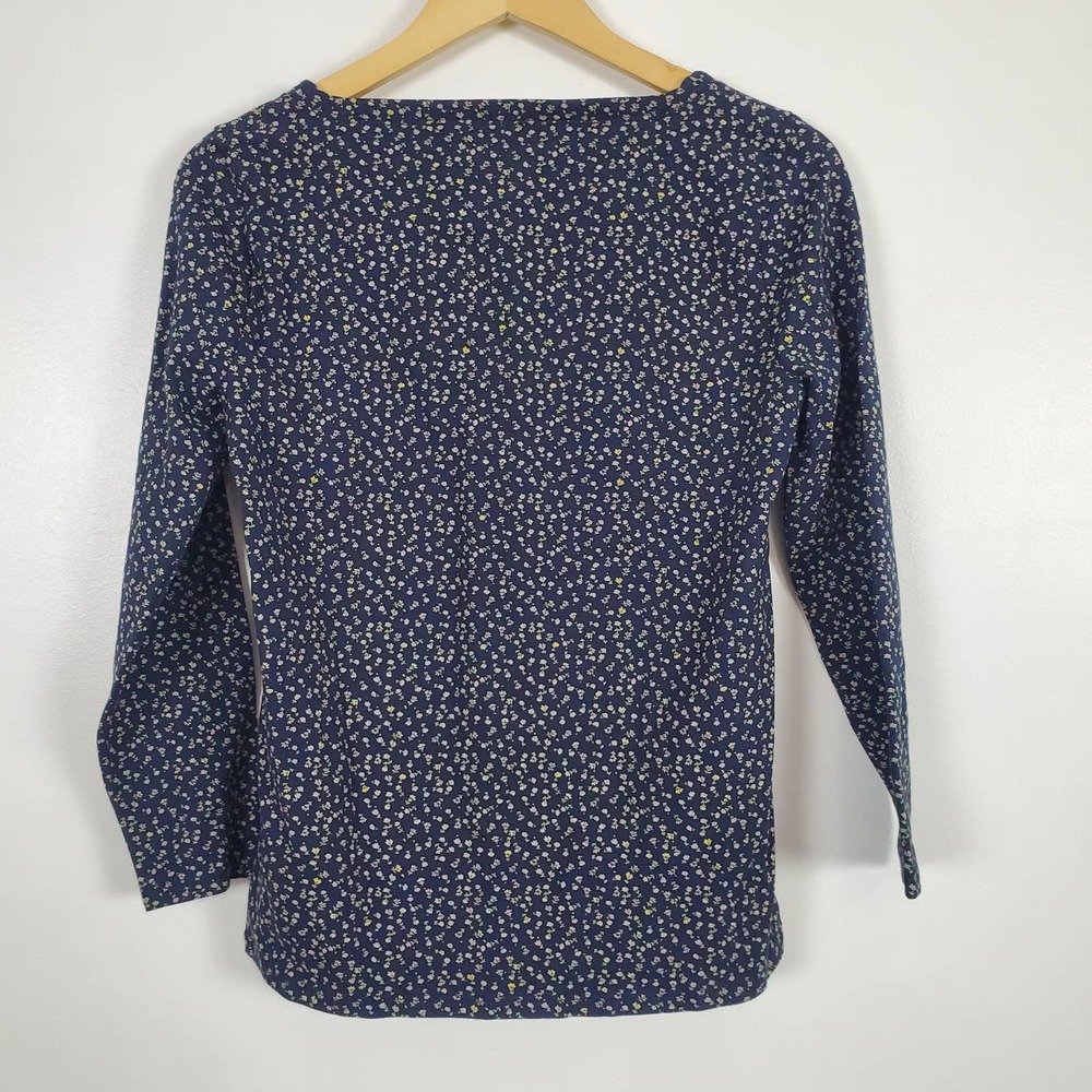 J Crew NWT floral print square neck blouse, small - Picture 2 of 5